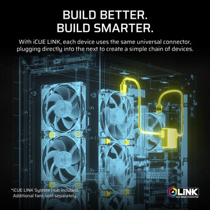 Corsair iCUE LINK TITAN RX RGB Processor All-in-one liquid cooler 12 cm Black 1 pc(s)
