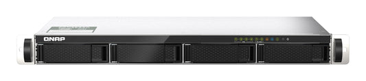 QNAP TS-435XEU NAS Rack (1U) Marvell CN9131 4 GB DDR4 0 TB QNAP QTS Black, Grey