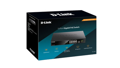 D-Link 10-Port Gigabit PoE Unmanaged Switch