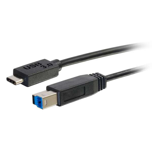 C2G 3m USB 3.1 Gen 1 USB Type C to USB B Cable M/M – USB C Cable Black