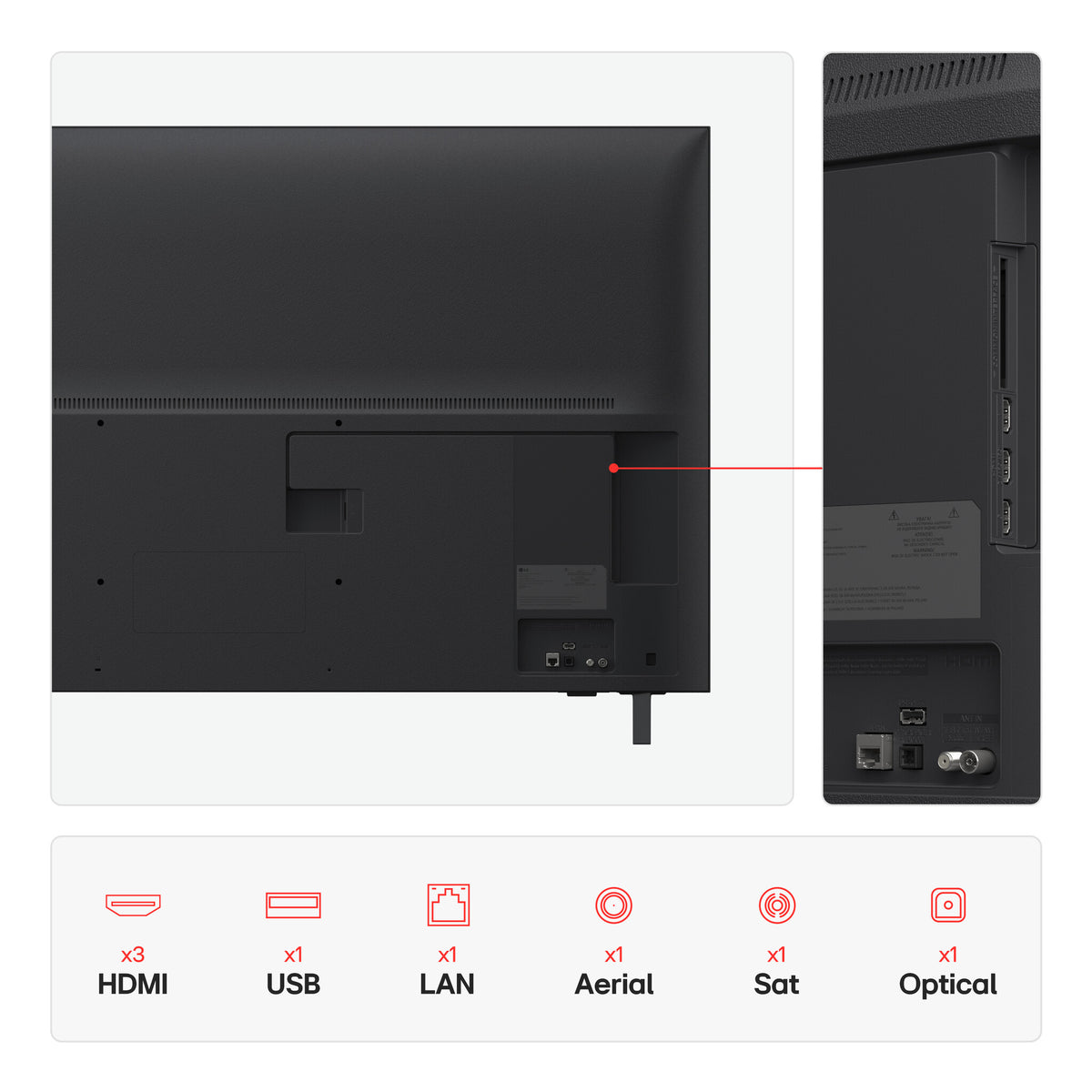 LG 55UA75006LA.AEK TV 139.7 cm (55") 4K Ultra HD Smart TV Wi-Fi Black