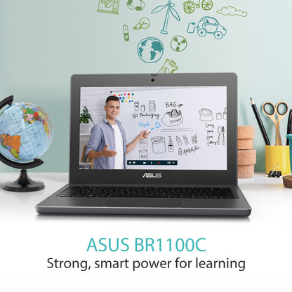ASUS BR1100C-C41XA-3Y Intel® Celeron® N N4500 Laptop 29.5 cm (11.6") HD 4 GB DDR4-SDRAM 128 GB eMMC Wi-Fi 6 (802.11ax) Windows 11 Pro Education Grey