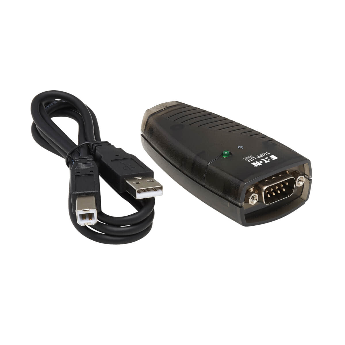 Tripp Lite USA-19HS Keyspan USB to Serial Adapter - USB-A Male to DB9 RS232 Male, 3 ft. (0.91 m), TAA