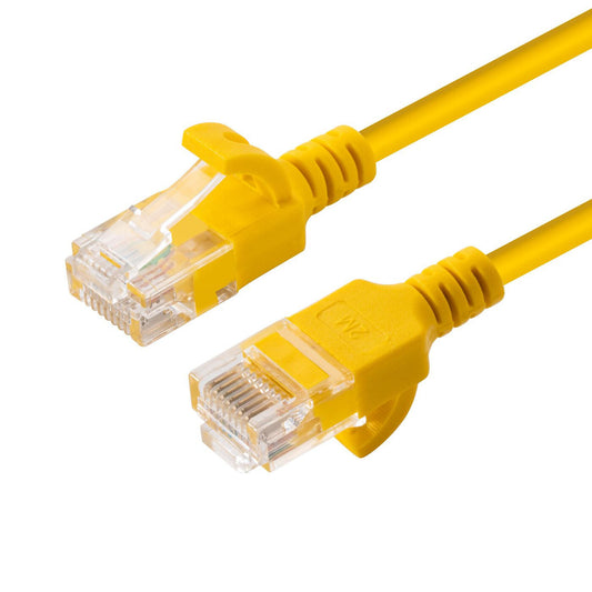 Microconnect V-UTP6A03Y-SLIM networking cable Yellow 3 m Cat6a U/UTP (UTP)