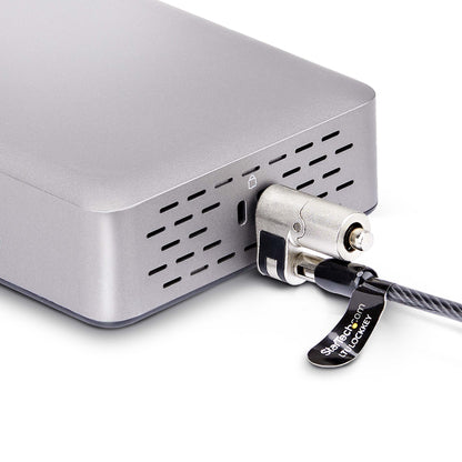 StarTech.com Dual-Monitor USB4 Docking Station, Dual 4K 120Hz or Single 8K 60Hz HDMI, 100W Laptop Charging, 2.5GbE, USB-C Multi-Monitor Dock, Driverless