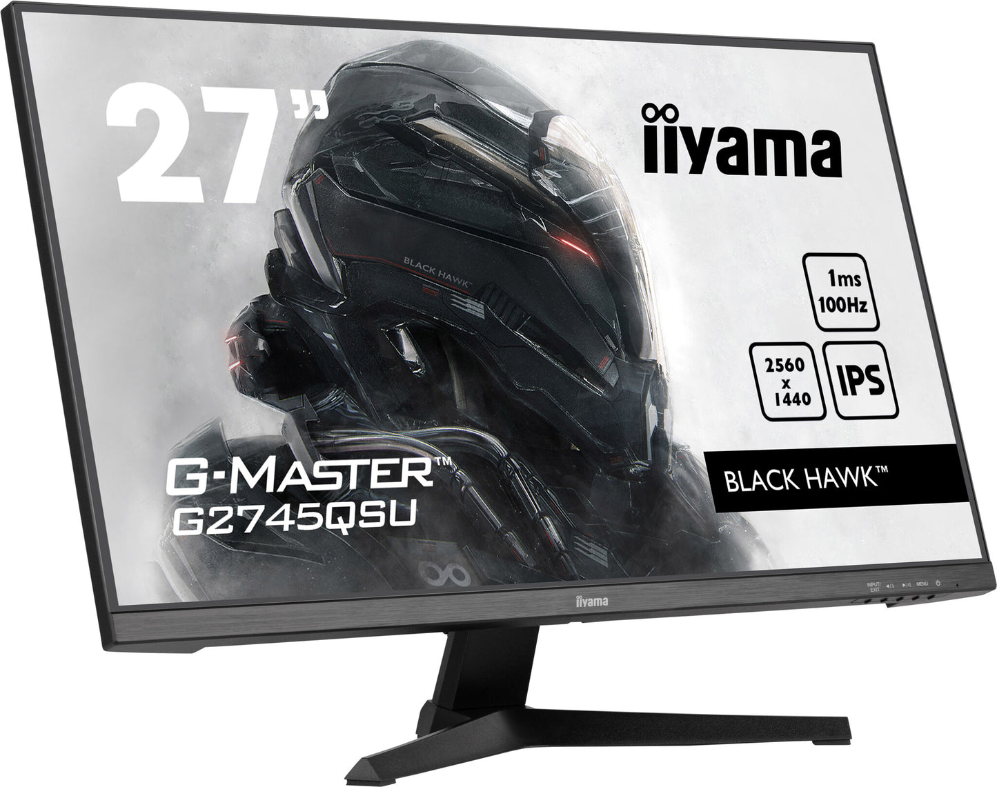 iiyama G-MASTER G2745QSU-B1 computer monitor 68.6 cm (27") 2560 x 1440 pixels Dual WQHD LED Black