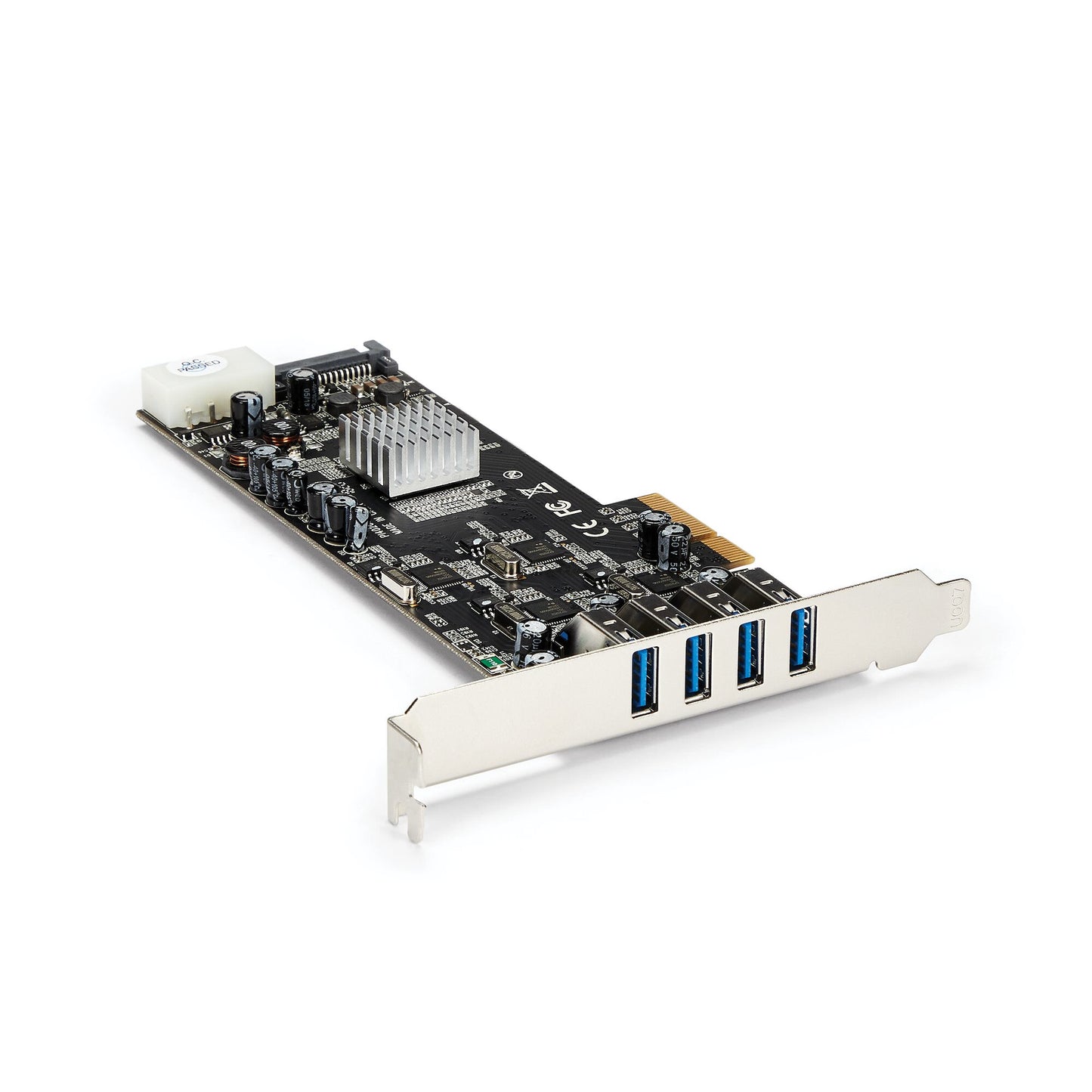 StarTech.com 4 Port USB 3.0 PCIe Card w/ 4 Dedicated 5Gbps Channels (USB 3.2 Gen 1) - UASP - SATA / LP4 Power - PCI Express Adapter Card