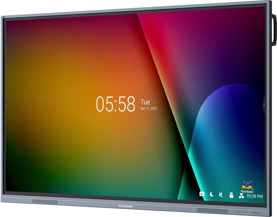 Viewsonic IFP7533-G Signage Display Interactive flat panel 190.5 cm (75") LCD 350 cd/m² 4K Ultra HD Black Touchscreen Built-in processor Android 11