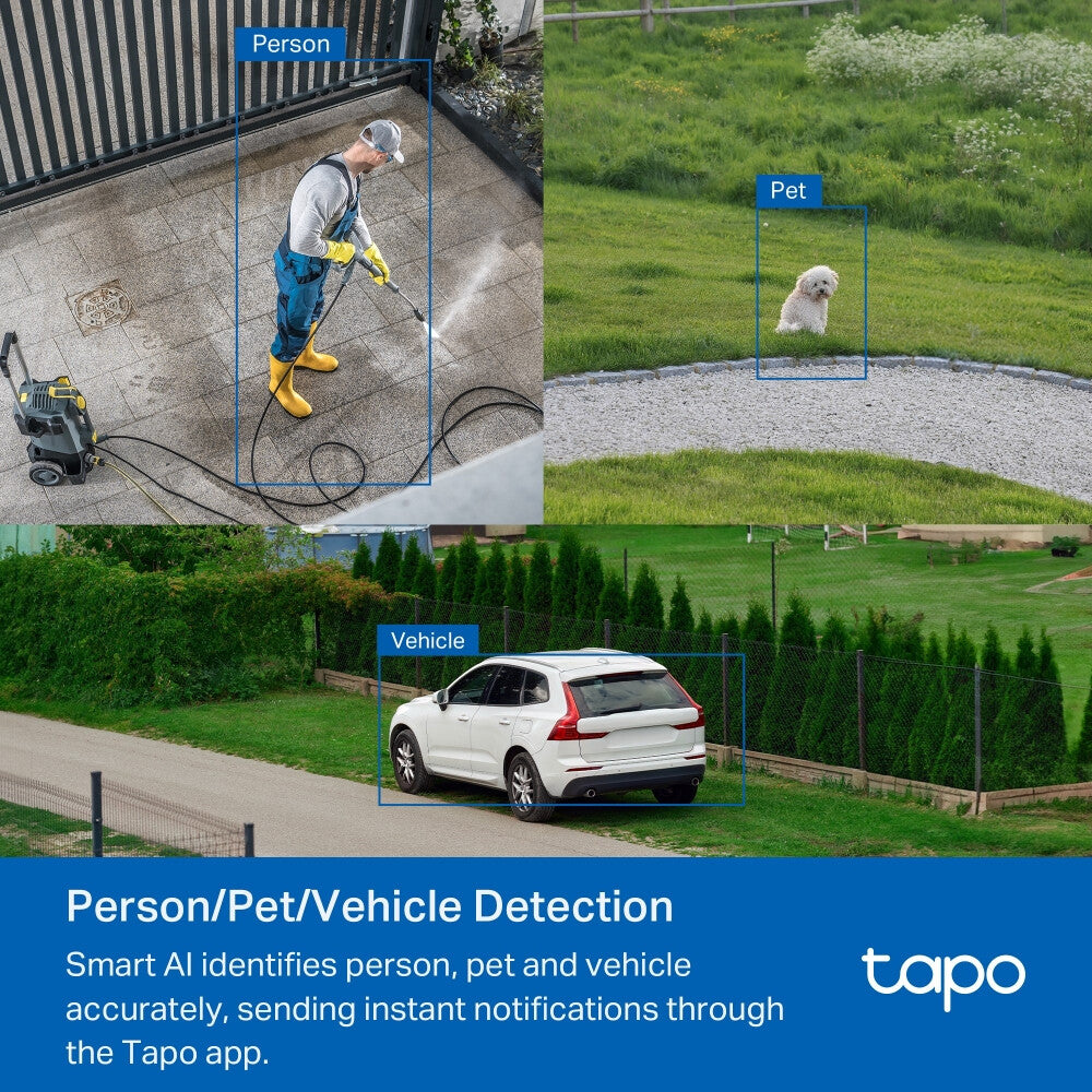 TP-Link Tapo TC43(EU) V2 Spherical IP security camera Indoor & outdoor 2880 x 1620 pixels Ceiling/Wall/Pole