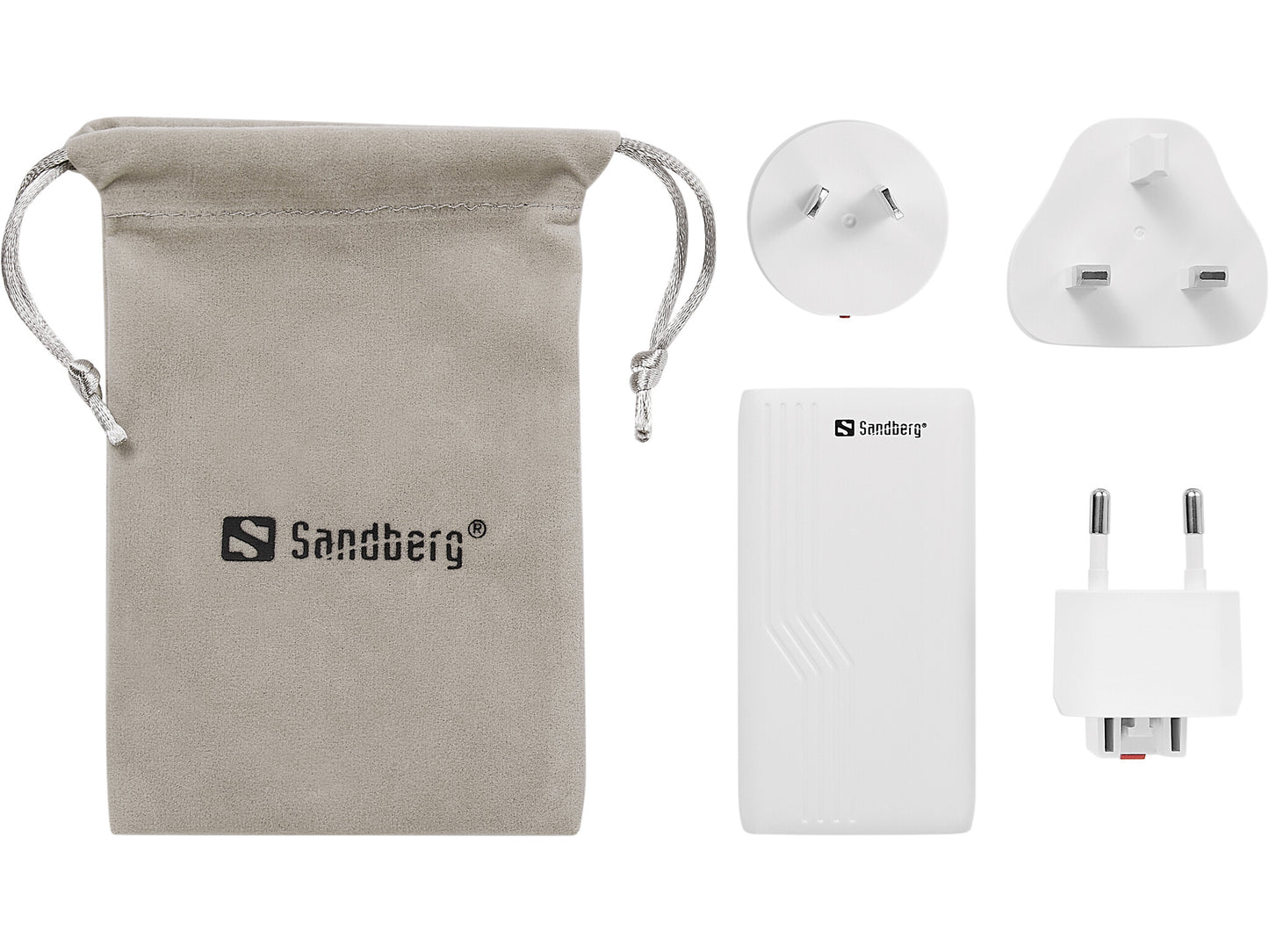 Sandberg 4in1 TravelCharger 65W White