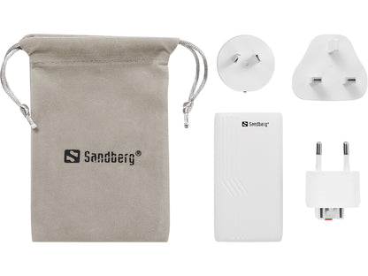 Sandberg 4in1 TravelCharger 65W White