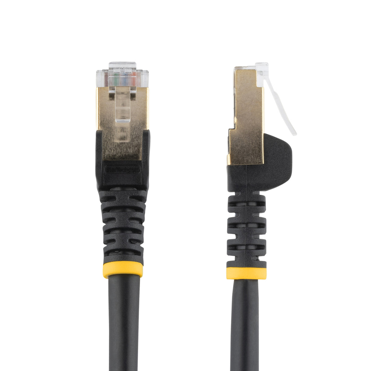 StarTech.com 1,5m CAT6a Ethernet Cable - 10 Gigabit Shielded Snagless RJ45 100W PoE Patch Cord - 10GbE STP Network Cable w/Strain Relief - Black Individually Tested/Wiring is UL Certified/TIA