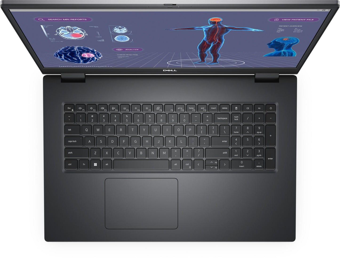 DELL Precision 7780 Intel® Core™ i7 i7-13850HX Mobile workstation 43.9 cm (17.3") Full HD 32 GB DDR5-SDRAM 1 TB SSD NVIDIA RTX 3500 Ada Wi-Fi 6E (802.11ax) Windows 11 Pro Grey