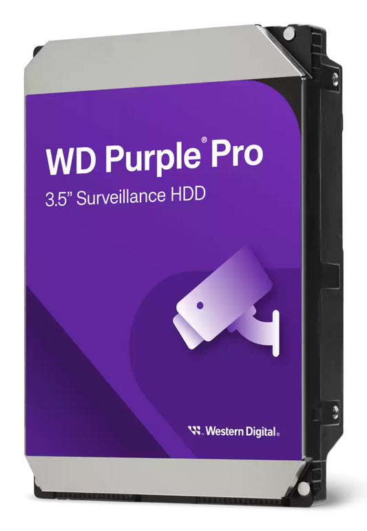 Western Digital Purple Pro WD122PURP internal hard drive, 12TB, 7200 RPM, 3.5-inch, Serial ATA III