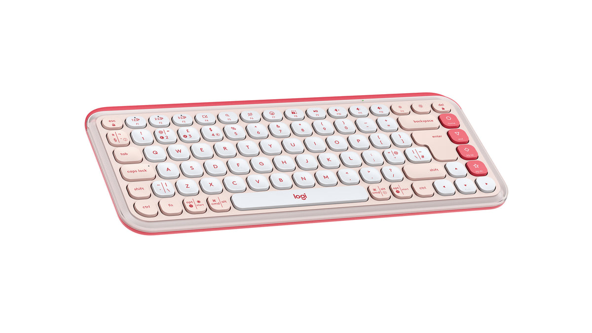 Logitech POP Icon Keys keyboard Universal Bluetooth QWERTY UK English Rose