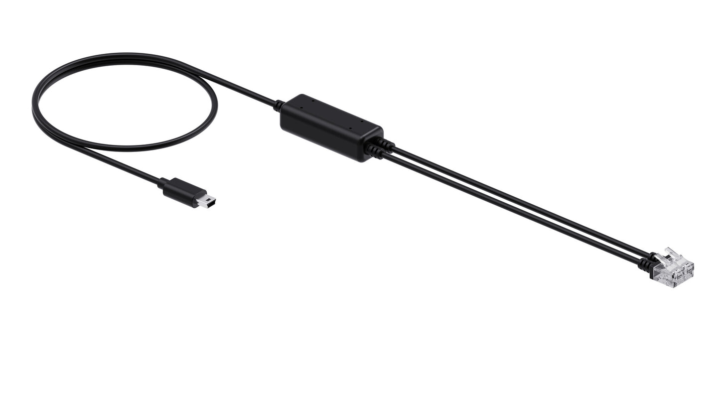 Yealink Telephone cable for WH63 E2/WH64/WH68 Series(1 PCS)