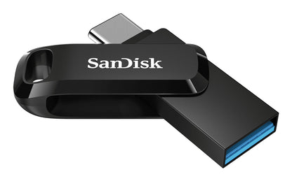 SanDisk Ultra Dual Drive Go USB flash drive 64 GB USB Type-A / USB Type-C 3.2 Gen 1 (3.1 Gen 1) Black