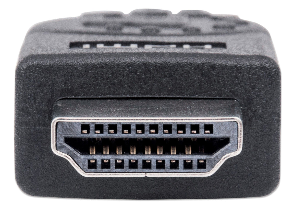 Manhattan HDMI 4K@30Hz Cable, 1.8m, Suitable for ALL 1080p/HD and Majority of 4K Uses (Check Your System 4K Specification to Be Sure), Black, High Speed, Lifetime Warranty, Equivalent to HDMM6