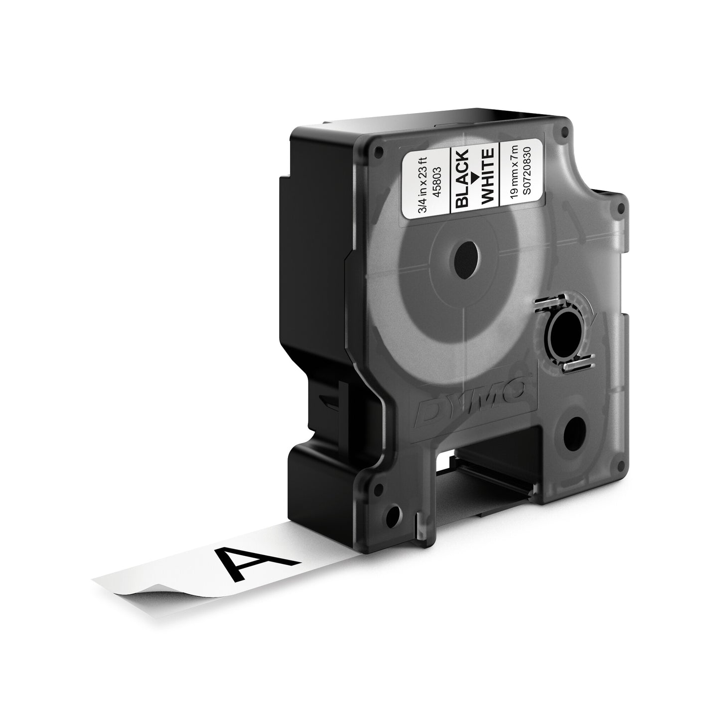 DYMO Authentic D1 Labels | Black Print on White Tape | 19 mm x 7 m | Self-Adhesive Labels for LabelManager Label Makers | Made in Europe