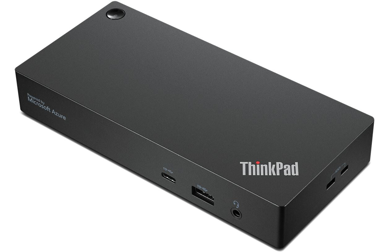 Lenovo 40B20135IT laptop dock/port replicator Wired USB 3.2 Gen 1 (3.1 Gen 1) Type-A + Type-C Black