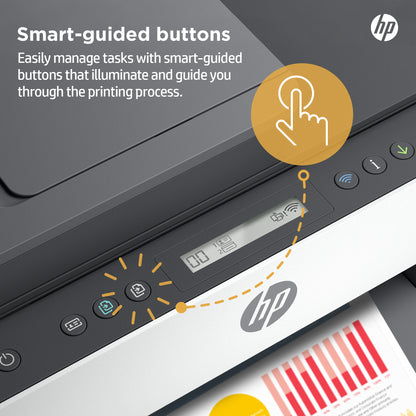 HP Smart Tank 7308 Wireless All-in-One Color Printer, Up to 2 Years of ink included; Two-sided printing; Copier, Scanner