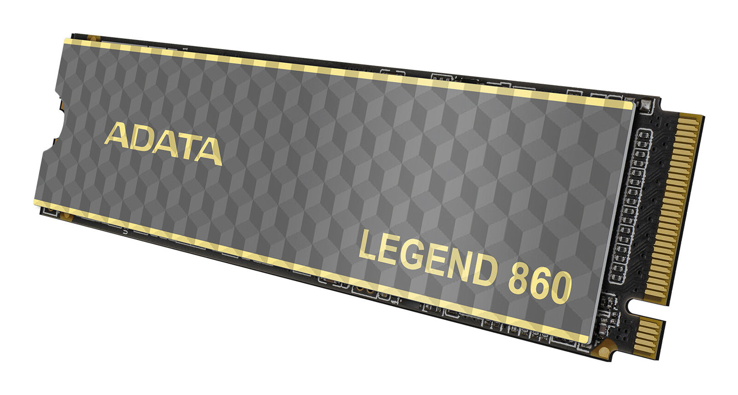 ADATA LEGEND 860 SLEG-860-1000GCS internal solid state drive 1 TB M.2 PCI Express 4.0 NVMe 3D NAND