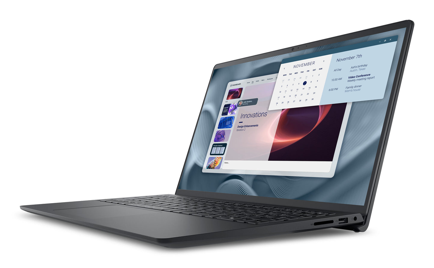 DELL Pro 15 Essential PV15250 Intel® Core™ i7 i7-1355U Laptop 39.6 cm (15.6") Full HD 16 GB DDR5-SDRAM 512 GB SSD Wi-Fi 6 (802.11ax) Windows 11 Pro Black UK English