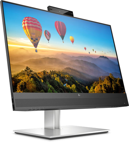 HP E24m G4 FHD USB-C Conferencing Monitor computer monitor 60.5 cm (23.8") 1920 x 1080 pixels Full HD Black, Silver