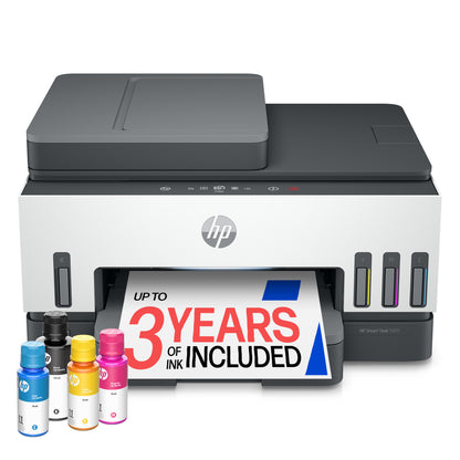 HP Smart Tank 7605 Wireless All-in-One Color Printer, Two-sided printing; Copier, Scanner