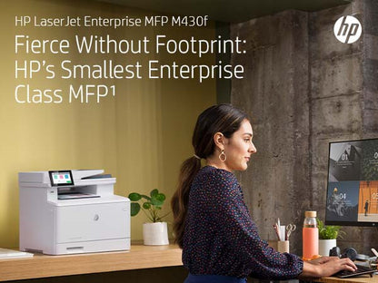 HP LaserJet Enterprise M430f Multifunction Black and white Printer, Ethernet Only; Copier, Scanner