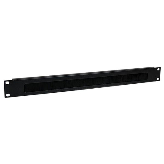 StarTech.com 1U High-density Brush Strip Cable Management Panel, Sturdy Steel Horizontal Data Centre Cable Organizer