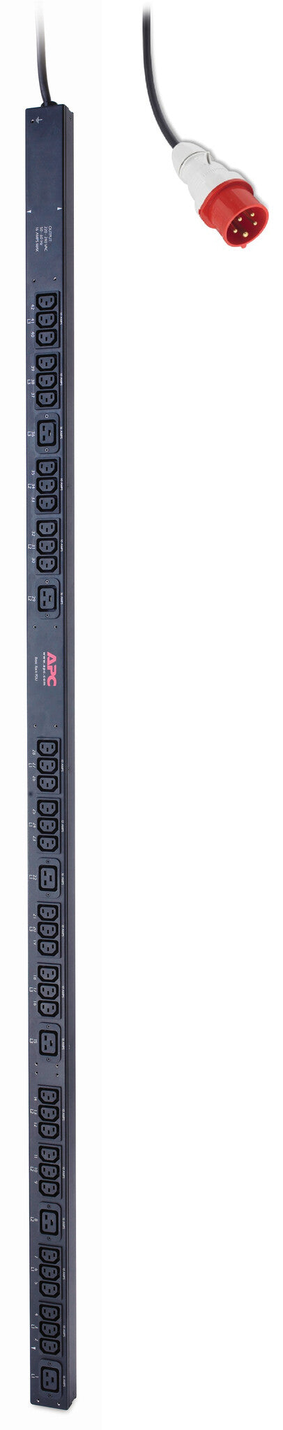 APC Rack PDU, Basic, Zero U, 11 kW, 230V, (36) C13 & (6) C19 power distribution unit (PDU) 42 AC outlet(s) 0U Black