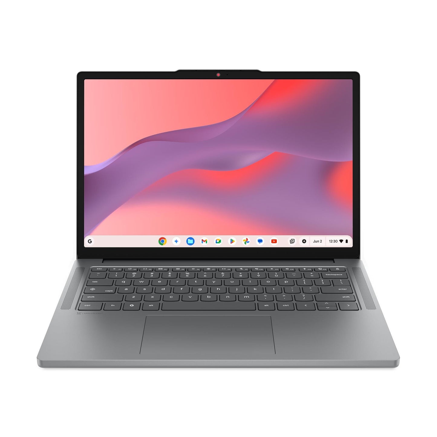 Lenovo Chrome 14M8911 MediaTek Kompanio 540 Chromebook 35.6 cm (14") WUXGA 8 GB LPDDR5x-SDRAM 128 GB UFS Wi-Fi 6E (802.11ax) ChromeOS Grey UK English