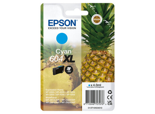 Epson 604XL ink cartridge 1 pc(s) Original High (XL) Yield Cyan