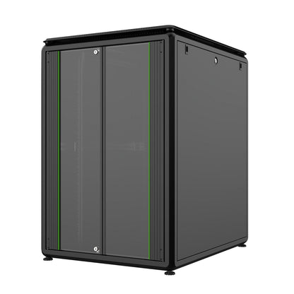 Lanview RDL22U81BL rack cabinet 22U Freestanding rack Black