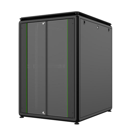 Lanview RDL22U81BL rack cabinet 22U Freestanding rack Black
