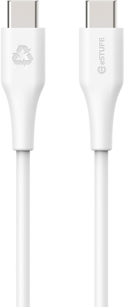 eSTUFF ES604070 USB cable USB 2.0 0.5 m USB C 60 W White