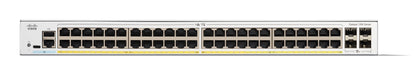 Cisco Catalyst 1200-48P-4X Smart Switch, 48 Port GE, PoE, 4x10GE SFP+, Limited Lifetime Protection (C1200-48P-4X)