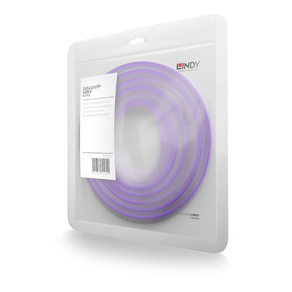 Lindy 1m Cat.6 U/UTP Network Cable, Purple