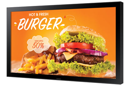 Samsung OH24B Digital signage flat panel 61 cm (24") LCD Wi-Fi 1500 cd/m² Full HD Black Built-in processor Tizen 6.5 24/7