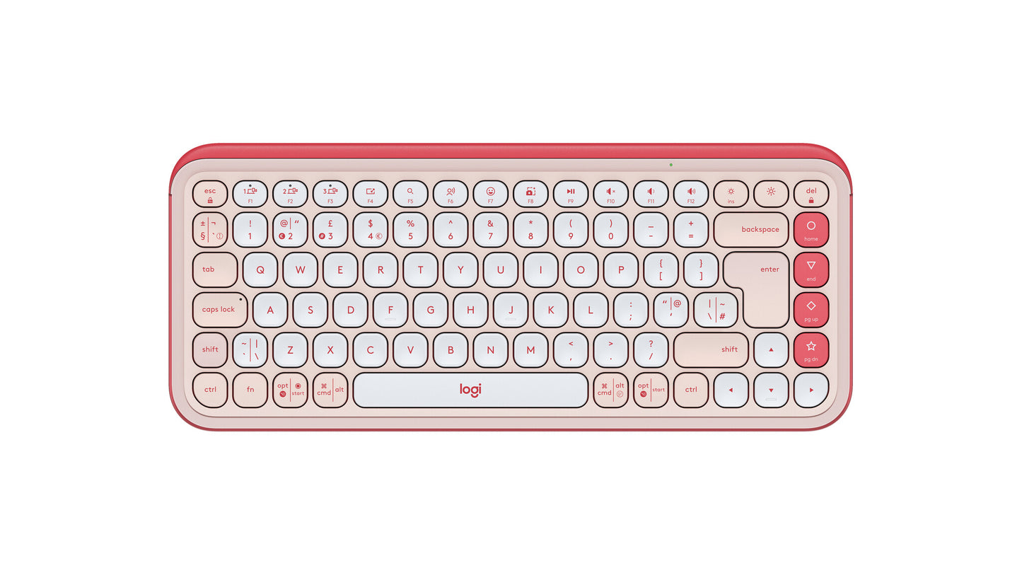 Logitech POP Icon Keys keyboard Universal Bluetooth QWERTY UK English Rose
