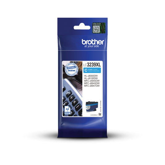 Brother LC-3239XLC ink cartridge 1 pc(s) Original High (XL) Yield Cyan