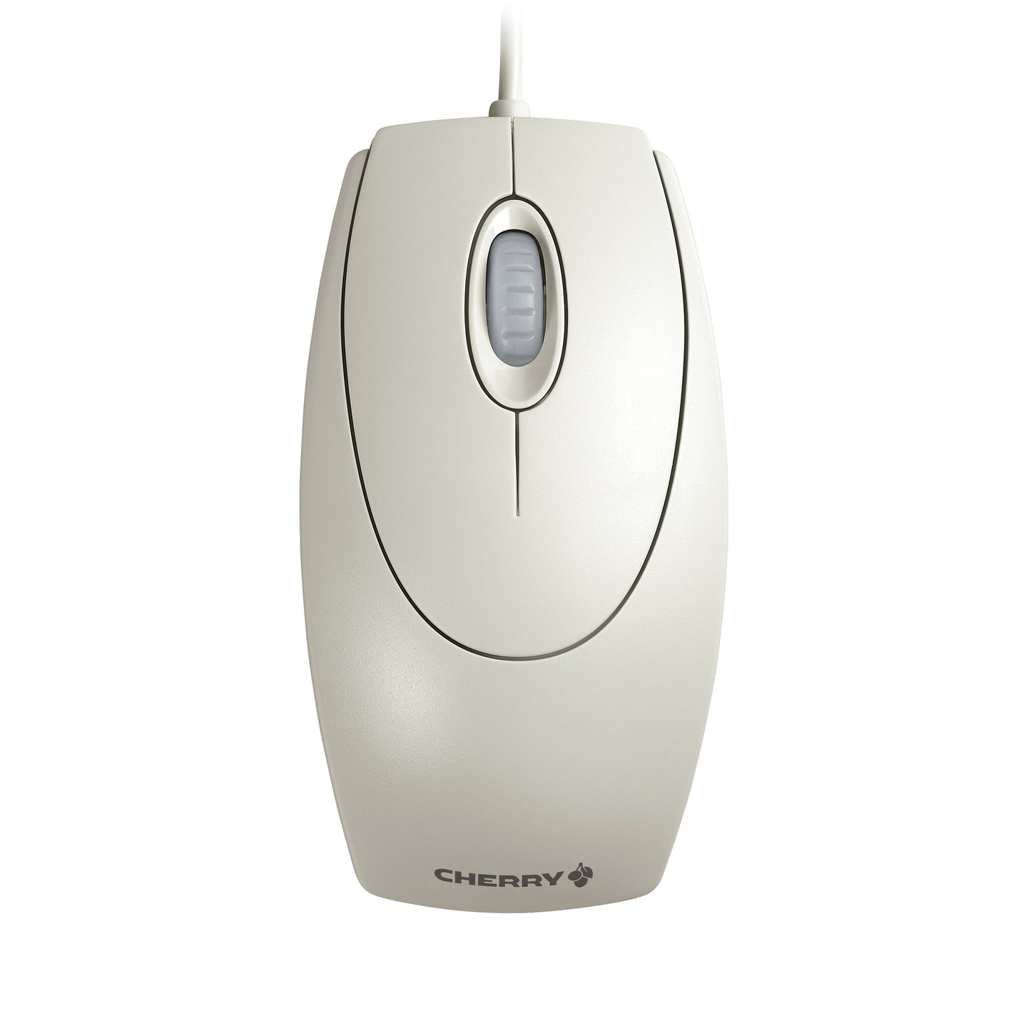 CHERRY WHEELMOUSE OPTICAL Corded Mouse, Light Grey, PS2/USB