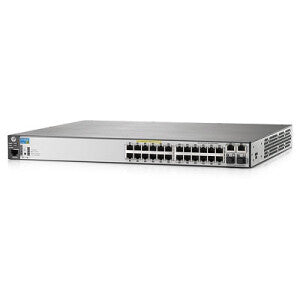 HPE ProCurve 2620-24-PoE+ Managed L3 Fast Ethernet (10/100) Power over Ethernet (PoE) 1U Silver