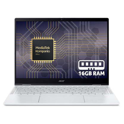Acer Chromebook Enterprise 514 Plus Spin 514 convertible (CPE594-2N) - MediaTek Kompanio Core Ultra 910, 16GB RAM, 256GB, 14" 2.8K touchscreen, Chrome OS