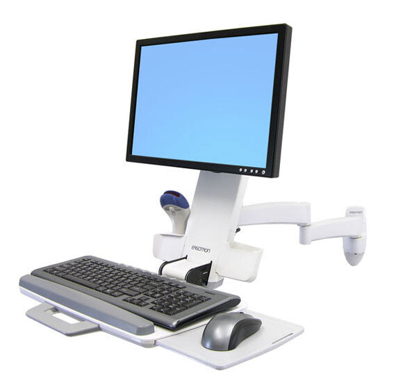 Ergotron 200 Series Combo Arm monitor mount / stand 61 cm (24") Wall White