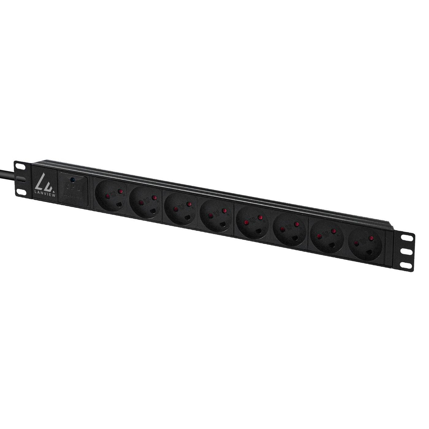 Lanview LVR-2MDK-SPD-DK8 power distribution unit (PDU) 8 AC outlet(s) 1U