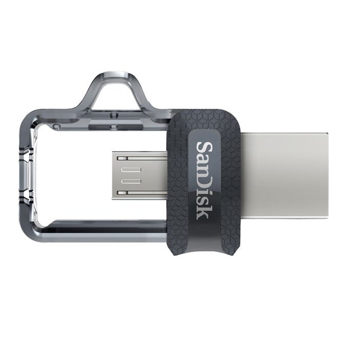 SanDisk 173386 USB flash drive 128 GB USB Type-A / Micro-USB Black, Transparent