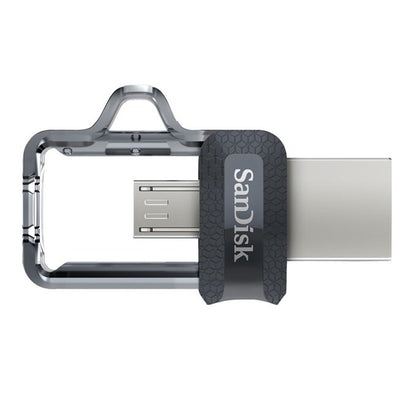 SanDisk 173386 USB flash drive 128 GB USB Type-A / Micro-USB Black, Transparent