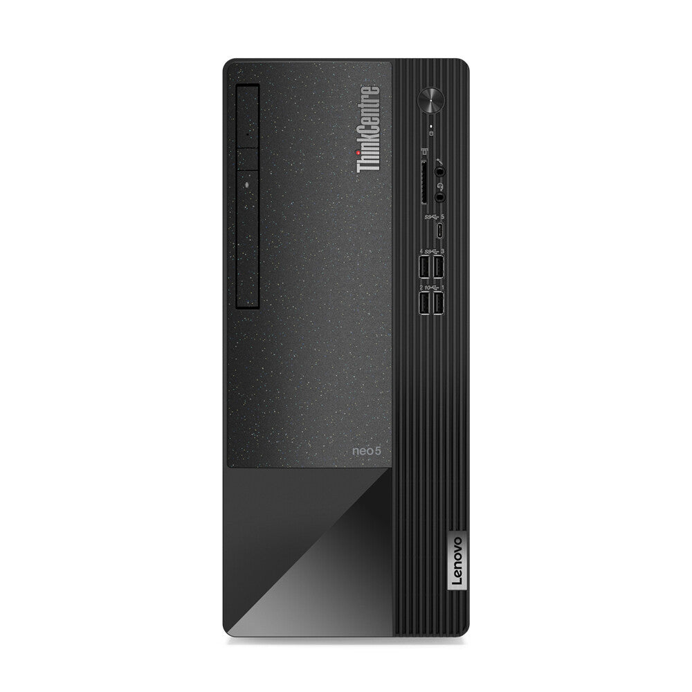 Lenovo ThinkCentre neo 50t Intel® Core™ i5 i5-13400 8 GB DDR4-SDRAM 256 GB SSD Windows 11 Pro Tower PC Black